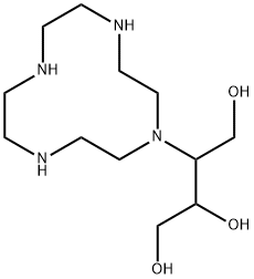 1,2,4-Butanetriol, 3-(1,4,7,10-tetraazacyclododec-1-yl)- Structure