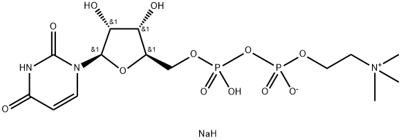 Uridine Diphosphate Choline (UDPC) Sodium Salt 구조식 이미지