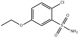 Benzenesulfonamide, 2-chloro-5-ethoxy- 구조식 이미지