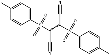 2-Butenedinitrile, 2,3-bis[(4-methylphenyl)sulfonyl]- Structure