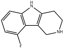 1H-Pyrido[4,3-b]indole, 9-fluoro-2,3,4,5-tetrahydro- Structure