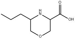 3-Morpholinecarboxylic acid, 5-propyl Structure