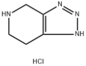 3H-1,2,3-Triazolo[4,5-c]pyridine, 4,5,6,7-tetrahydro-, hydrochloride (1:1) Structure