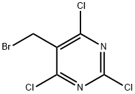 5-(Bromomethyl)-2,4,6-trichloropyrimidine 구조식 이미지