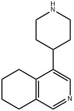 Isoquinoline, 5,6,7,8-tetrahydro-4-(4-piperidinyl)- Structure