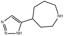 1H-Azepine, hexahydro-4-(1H-1,2,3-triazol-5-yl)- Structure