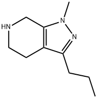 1H-Pyrazolo[3,4-c]pyridine, 4,5,6,7-tetrahydro-1-methyl-3-propyl- 구조식 이미지
