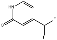 2(1H)-Pyridinone, 4-(difluoromethyl)- 구조식 이미지
