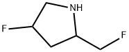Pyrrolidine, 4-fluoro-2-(fluoromethyl)- Structure