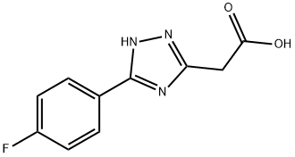 1H-1,2,4-Triazole-3-acetic acid, 5-(4-fluorophenyl)- Structure