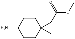 Spiro[2.5]octane-1-carboxylic acid, 6-amino-, methyl ester Structure