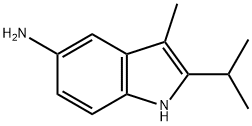 2-isopropyl-3-methyl-1H-indol-5-amine Structure