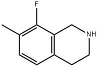 Isoquinoline, 8-fluoro-1,2,3,4-tetrahydro-7-methyl- Structure