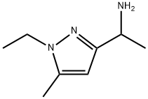 1-(1-ethyl-5-methyl-1H-pyrazol-3-yl)ethanamine Structure