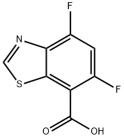 4,6-difluoro-1,3-benzothiazole-7-carboxylic acid Structure