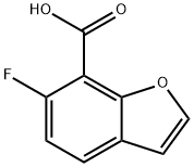 6-fluoro-1-benzofuran-7-carboxylic acid 구조식 이미지