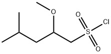 1-Pentanesulfonyl chloride, 2-methoxy-4-methyl- Structure