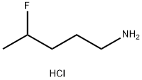 1-Pentanamine, 4-fluoro-, hydrochloride (1:1) Structure