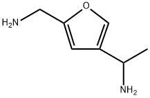 1-[5-(aminomethyl)furan-3-yl]ethan-1-amine Structure