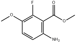 Benzoic acid, 6-amino-2-fluoro-3-methoxy-, methyl ester Structure