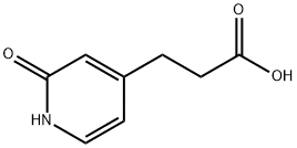 4-Pyridinepropanoic acid, 1,2-dihydro-2-oxo- Structure