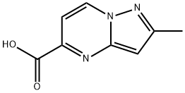 Pyrazolo[1,5-a]pyrimidine-5-carboxylic acid, 2-methyl- Structure