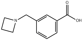 Benzoic acid, 3-(1-azetidinylmethyl)- Structure