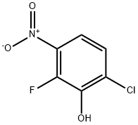 Phenol, 6-chloro-2-fluoro-3-nitro- Structure