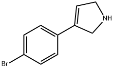 1H-Pyrrole, 3-(4-bromophenyl)-2,5-dihydro- 구조식 이미지