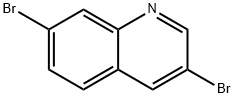 Quinoline, 3,7-dibromo- Structure