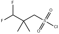 1-Propanesulfonyl chloride, 3,3-difluoro-2,2-dimethyl- Structure