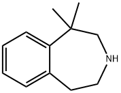 1H-3-Benzazepine, 2,3,4,5-tetrahydro-1,1-dimethyl- Structure