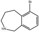 1H-2-Benzazepine, 6-bromo-2,3,4,5-tetrahydro- 구조식 이미지