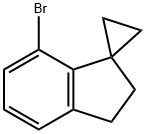 Spiro[cyclopropane-1,1'-[1H]indene], 7'-bromo-2',3'-dihydro- Structure