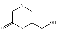 2-Piperazinone, 6-(hydroxymethyl)- 구조식 이미지