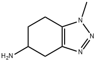 1-Methyl-4,5,6,7-tetrahydro-1H-benzo[d][1,2,3]triazol-5-amine 구조식 이미지