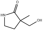 2-Pyrrolidinone, 3-(hydroxymethyl)-3-methyl- 구조식 이미지