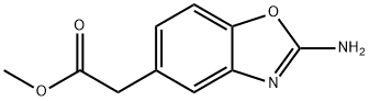 5-Benzoxazoleacetic acid, 2-amino-, methyl ester Structure