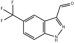 1H-Indazole-3-carboxaldehyde, 5-(trifluoromethyl)- Structure