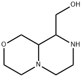 Pyrazino[2,1-c][1,4]oxazine-9-methanol, octahydro 구조식 이미지