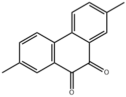 9,10-Phenanthrenedione, 2,7-dimethyl- Structure