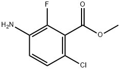 methyl 3-amino-6-chloro-2-fluorobenzoate Structure