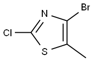 4-Bromo-2-chloro-5-methyl-1,3-thiazole 구조식 이미지