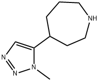 1H-Azepine, hexahydro-4-(1-methyl-1H-1,2,3-triazol-5-yl)- Structure