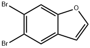 Benzofuran, 5,6-dibromo- 구조식 이미지