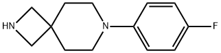 2,7-Diazaspiro[3.5]nonane, 7-(4-fluorophenyl)- Structure