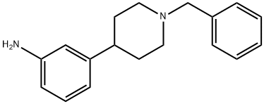 Benzenamine, 3-[1-(phenylmethyl)-4-piperidinyl]- Structure