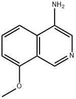 4-Isoquinolinamine, 8-methoxy- Structure