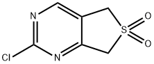 Thieno[3,4-d]pyrimidine, 2-chloro-5,7-dihydro-, 6,6-dioxide Structure