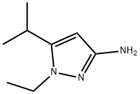 1-ethyl-5-isopropyl-1H-pyrazol-3-amine Structure